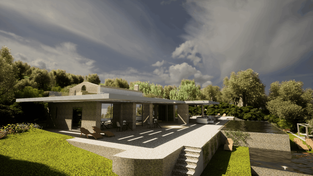 Villa exterior
