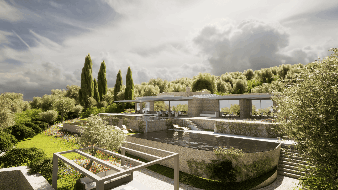 Pool area